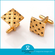 2016 New Designs Quality Brass Crystal Cufflinks (D-0011)